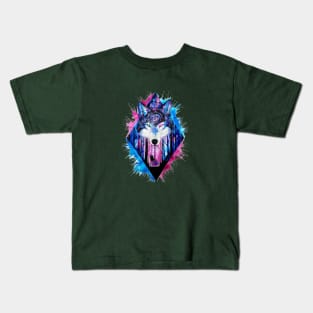 Galaxy Wolf Kids T-Shirt